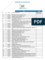 ACI Manuals and Standards List