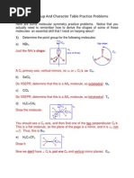 Download Inorganic Chemistry Advance Level Part 2 Point Group and Character Table Examples by Nayalahure SN38515095 doc pdf
