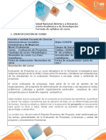 Syllabus Evaluacion de Proyectos PDF