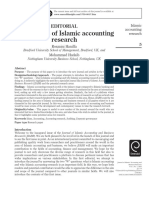 The Two Ws of Islamic Accounting Research: Editorial
