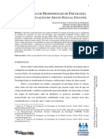 Percepção de psicólogos sobre abuso sexual infantil