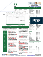 Excel 2013 Quick Reference