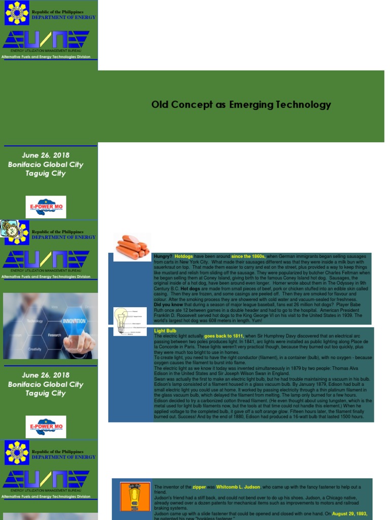 Alternative Fuel and Energy Technology PDF Incandescent Light Bulb