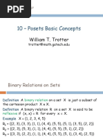 10 - Posets Basic Concepts: William T. Trotter