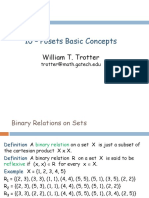 10 - Posets Basic Concepts: William T. Trotter