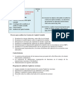 Proceso para Auditar Las Cuentas de Capital Contable