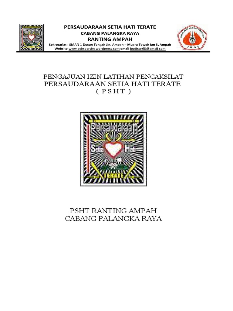 Pengajuan Izin Latihan Pdf