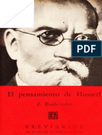 El Pensamiento de Husserl - Brevarios