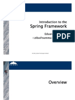 Introduction To Spring Framework (Presentation - 143 Slides)