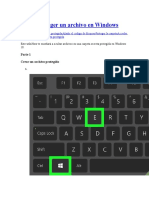 Cómo Proteger Un Archivo en Windows