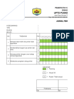 Form Jadwal Pemeliharaan Printer