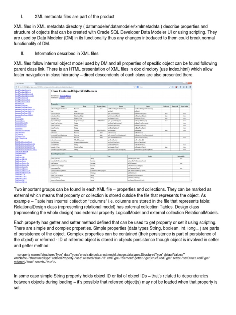 Oracle SQL Developer XML Guide | PDF | Relational Model | Object ...