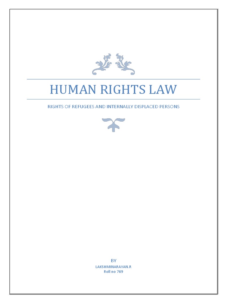 Rights of Refugees and IDPs Explained | PDF | Internally Displaced ...