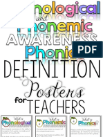 Free Reading Definition Posters For Teachers