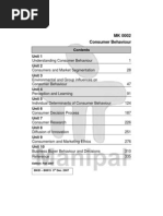 Notes of Consumer-Behaviour