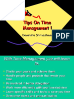 Tips On Time Management
