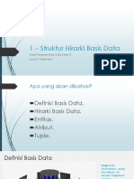 1 - Struktur Hirarki Basis Data