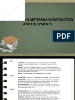 CIV234: GUIDE TO BUILDING MATERIALS AND CONSTRUCTION EQUIPMENT