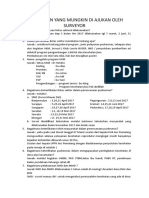 PERTANYAAN YANG MUNGKIN DI AJUKAN OLEH SURVEYOR.docx