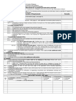 Additional Revision in Classification Application Form - 10192017