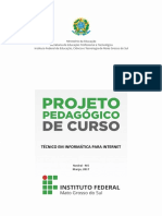 Projeto Pedagogico Do Curso Tecnico em Informatica para Internet Navirai