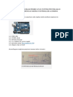 Alat Dan Program Pembuatan System Penyiraman Otomatis Dengan Micro Controller Audrino