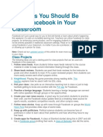 100 Ways You Should Be Using Facebook in Your Classroom