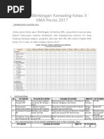 Silabus Bimbingan Konseling Kelas X SMA