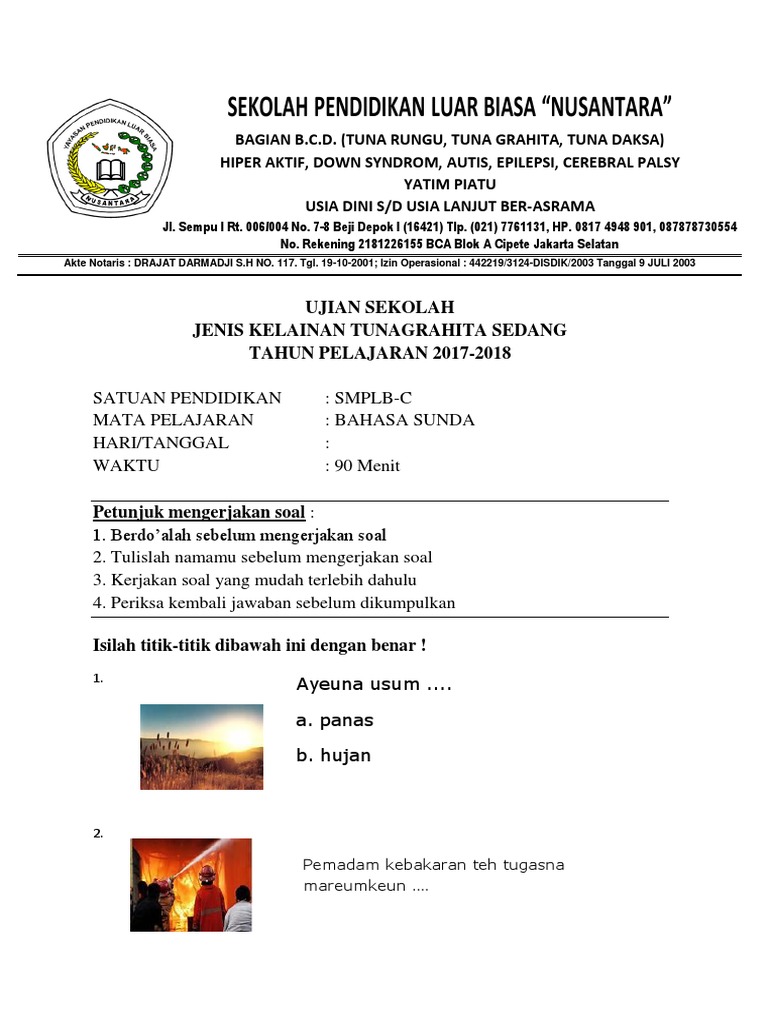 Soal Bhs Sunda Smplb C