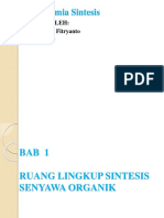 BAB 1 Ruang Lingkup Sintesis Senyawa Organik