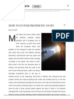 How To Enter Prophetic State PDF