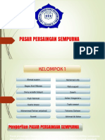 Pasar Persaingan Sempurna Baru