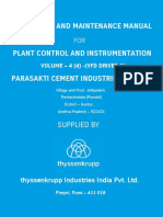 Operation and Maintenance Manual: Parasakti Cement Industries Limited