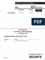 Sony KDL - 32EX407 Chasis Z1 - L PDF