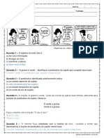 Atividade de Portugues Questoes Sobre Predicativo Do Sujeito 7º Ano Respostas 1 PDF