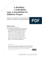 Idelber Avelar, "Escenas Decibles, Escenas Indecibles: Raza y Sexualidad en Gilberto Freyre"