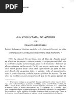 La Voluntad de Azorín