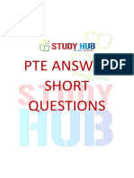 Answer Short Questions PDF