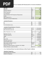 Insulated Pipe - Temperature Loss Calculation