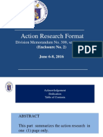 Action Research Format 1