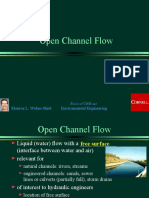 Open Channel Flow: Monroe L. Weber-Shirk S Civil Environmental Engineering