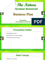 The Nature Restaurant Plan