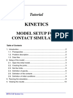 Kinetics: Model Setup For Contact Simulation