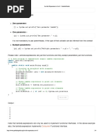 Zero Parameter:: Lambda Operator - Body