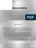 Slide Acara 1 Mineral Industri