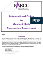 Informational Guide To Grade 4 Math Summative Assessment