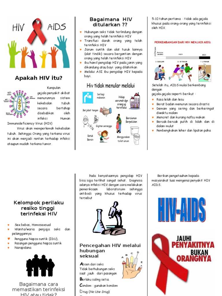 Leaflet Hiv Aids | PDF