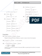 Formulario Integrales