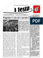 Su La Testa Settembre 2010