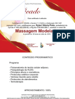Certificado de Massagem Modeladora